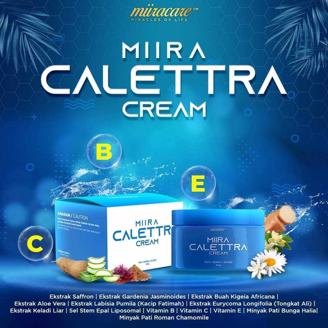 Miira Calettra Topical Cream Ultimate Stem Cell Activator, Revitalize Skin, Joints & Health, Anti-Aging, Inflammation Reduction, Faster Healing | 30g