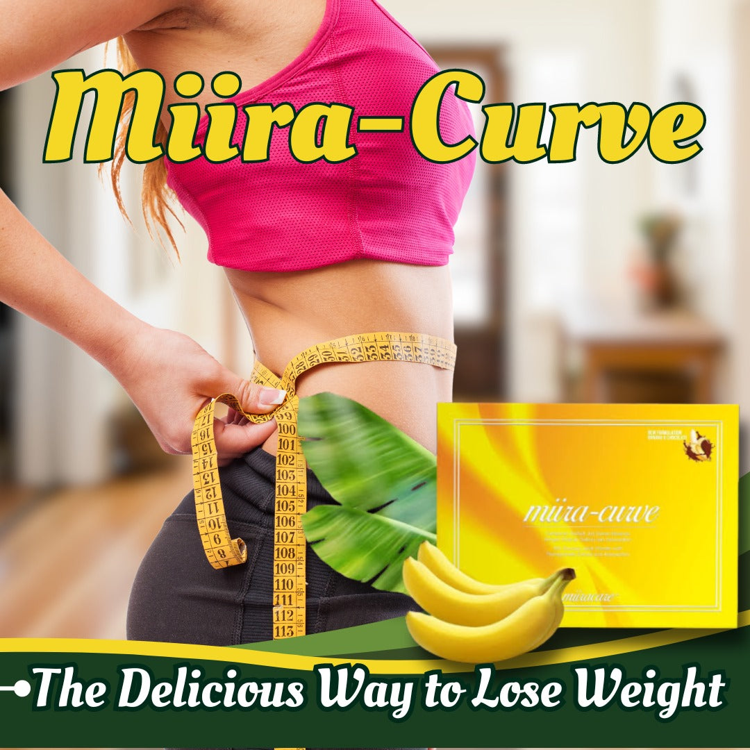 Miira-Curve Delicious Way to Lose Weight |Boost Your Energy, Curb Hunger, and Support Your Weight Loss Journey | Banana & Chocolate Flavor, (24 Sachets / Packet)