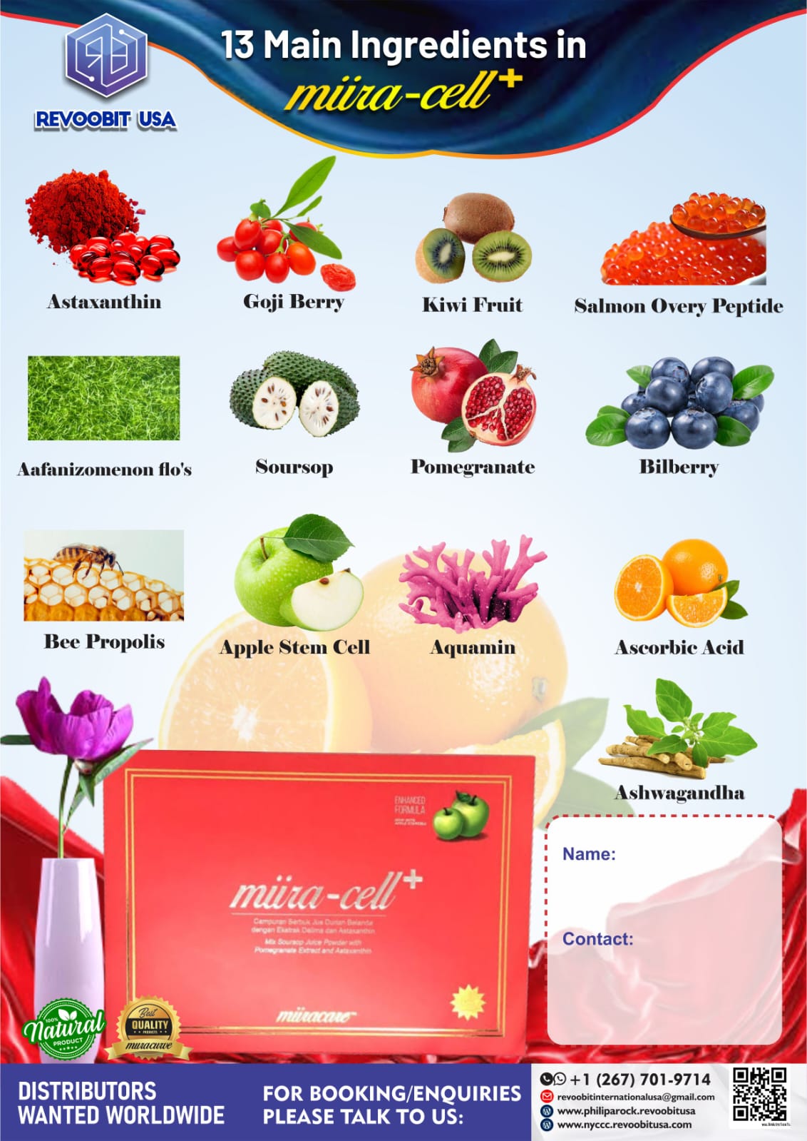 Miira-Cell+: Unlock Your Body's True Potential (24 sachets/ a packet)