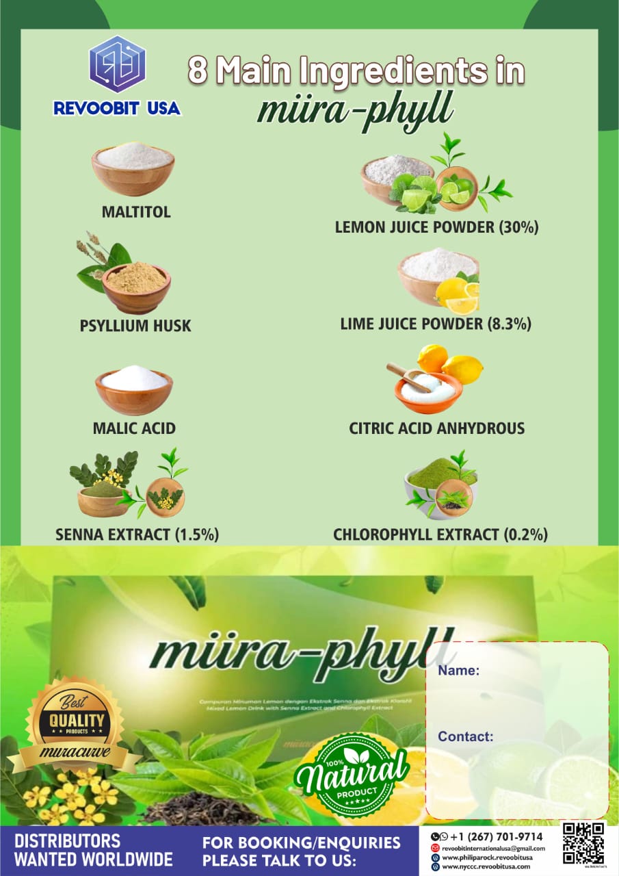 Miira-Phyll: Natural Body Detoxification (12 sachets/ a packet)