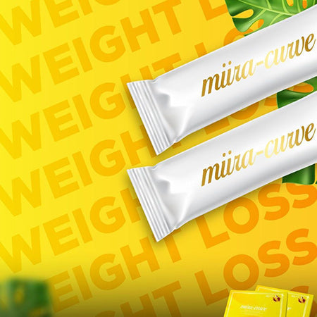 Miira-Curve Delicious Way to Lose Weight |Boost Your Energy, Curb Hunger, and Support Your Weight Loss Journey | Banana & Chocolate Flavor, (24 Sachets / Packet)